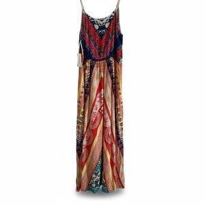 Sweet Wanderer Tribal Print Geometric Boho Maxi Dress